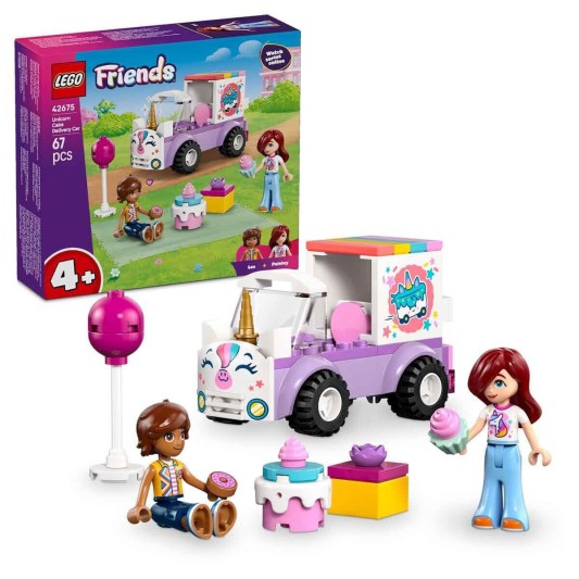 Lego Friends Unicorn Pasta Dağıtım Aracı 67 parça +4 yaş