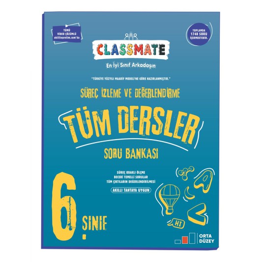 Okyanus 6. Sınıf Classmate Tüm Dersler Soru Bankası