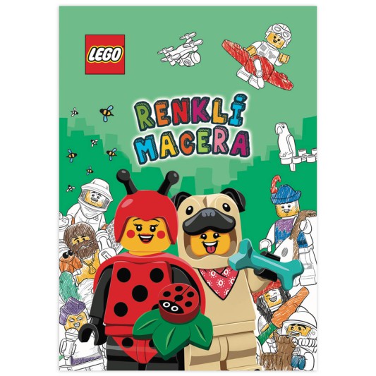 Lego Renkli Macera Boyama Kitabı