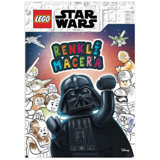 LEGO Starwars Renkli Macera Boyama Kitabı