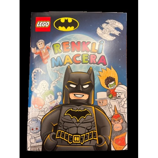 Lego Batman Renkli Macera Boyama Kitabı