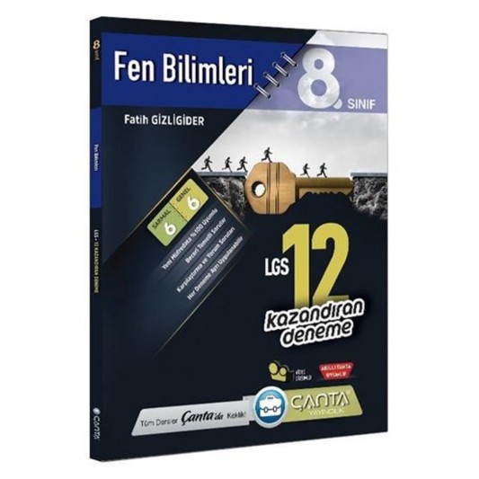 Çanta 8.Sınıf Kazandıran LGS 12 li FEN BİLİMLERİ Deneme 2022