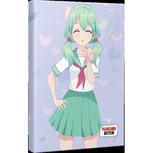 HALK KİTAPEVİ SCHOOLGİRL ANİME MANGA TEMALI PLANLAMA DEFTERİ