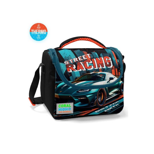 Coral High Siyah Nefti Yarış Arabası Thermo Beslenme Çantası 11765