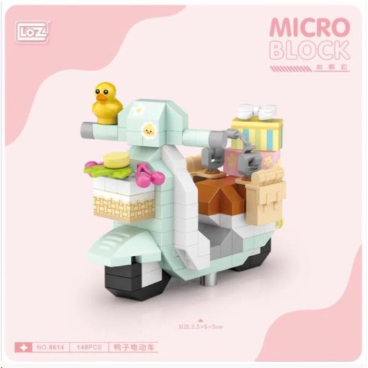 Loz 8614 Mikro Blok Çanta Ördek Elektrikli Scooter