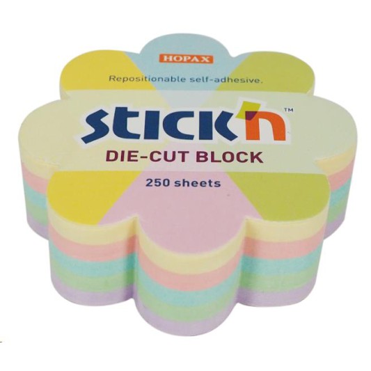 Hopax Stıckn 67x67 Pastel Çiçek Yapışkanlı Not Blok 250
